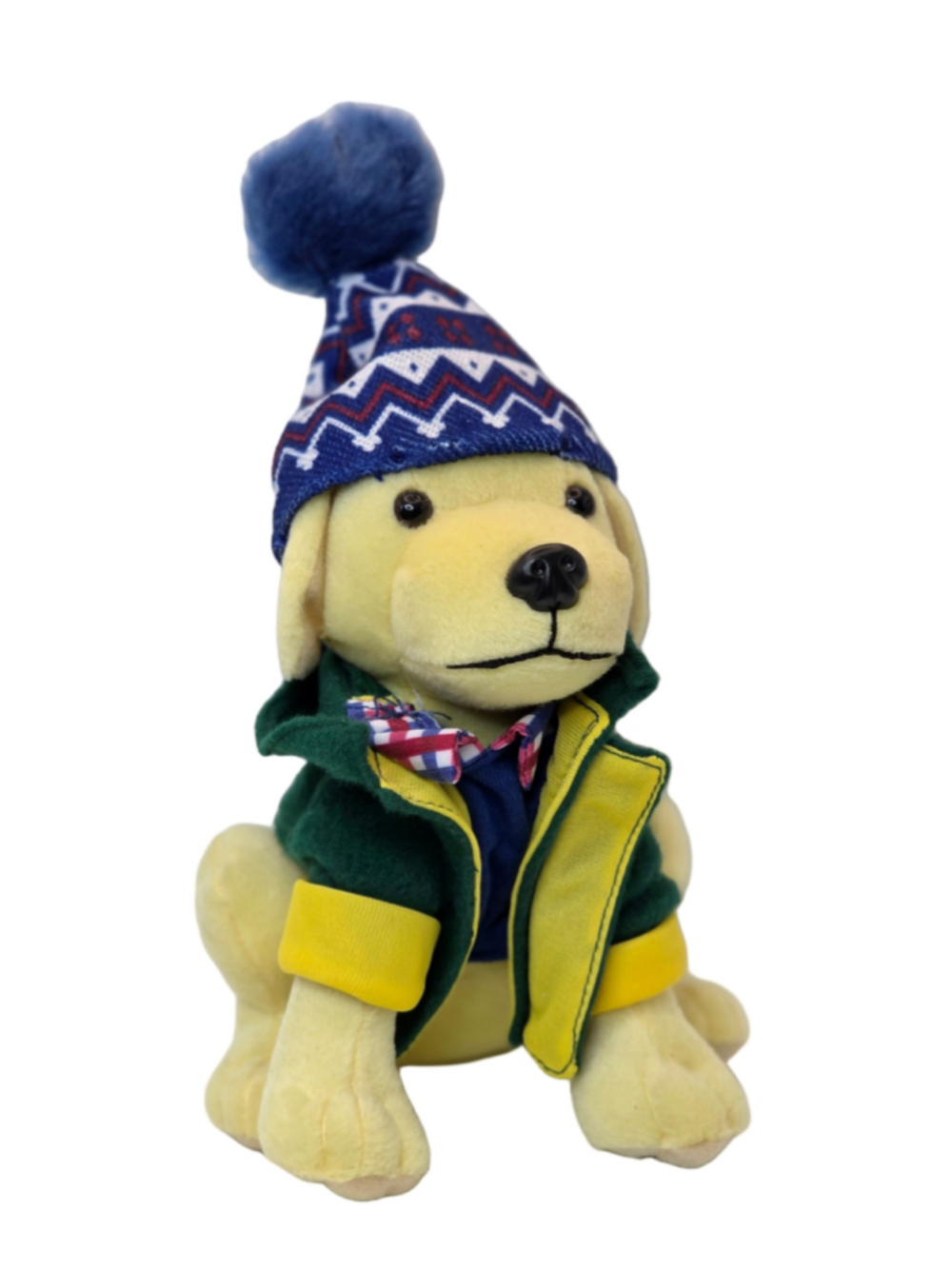Kids Raising Cane's Home Alone 2 Stuffed Animal Dog One Size Yellow Green